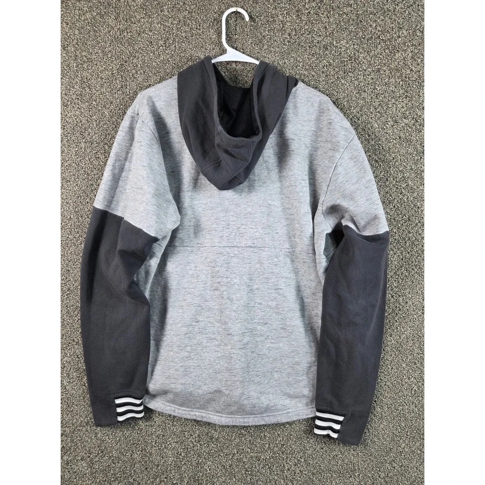 Adidas Athletic Hoodie Mens Large Grey Excellent‎ Sporty Fitness 0313